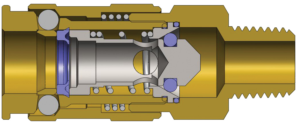 CJ-SERIES PNEUMATIC MALE THREADED COUPLER